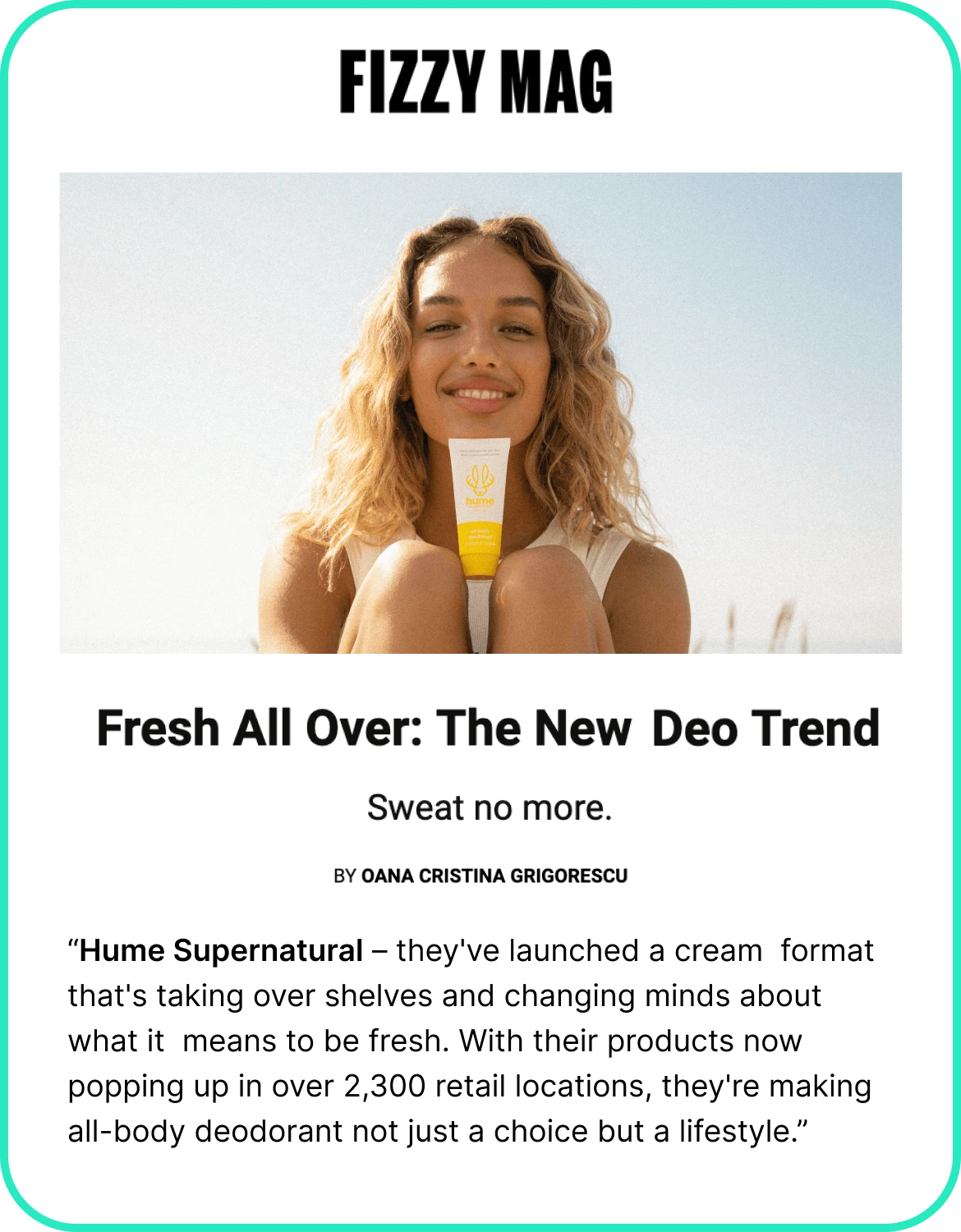 Hume - Press - Fizzy Mag