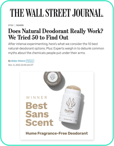 Hume - Press - Wall Street Journal