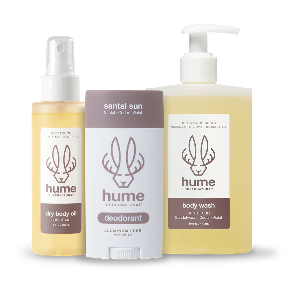 santal sun | hume essentials set